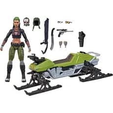 G.I. Série Joe Classified # 194, Zanya e Dreadnok Chameleon (Esquiador do Pântano), Figura de Ação Colecionável de 6 Pol