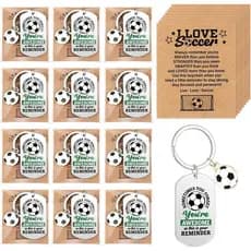 Tondiamo 24 Conjunto de Presentes Noturnos Esportivos para Seniores, Chaveiro com Cartão Positivo, Acessórios Esportivos