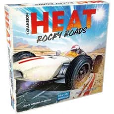 Asmodee Heat: Rocky Roads - Expansão para Jogo de Tabuleiro - 2 Novas Pistas, Temporada de Campeonato de 1966, Mecanismo