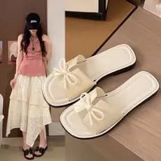 [Estoque pronto] Sandálias chinelos femininos verão arco plano exterior usar chinelos de moda ins All-Match chinelos de