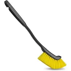 Escova de Limpeza para Rodas de Carro, Escova de Cerdas Duras de 12'' para Limpeza de Fendas de Pneus com Cabo Longo, Fe