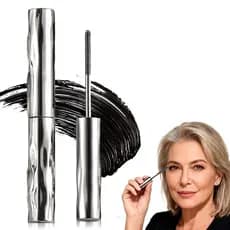Máscara para Mulheres Mais Velhas - Máscara para Cílios com Escova de Metal, Máscara 3D para Volume e Alongamento, À Pro
