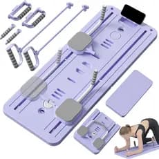 Prancha Multifuncional 9 em 1 para Pilates e Abdominal | Treino Completo em Casa | Dobrável, Portátil e Antiderrapante