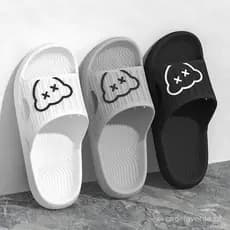 Homens Mulheres Mesmo Estilo Banheiro Doméstico Leve Soft Sole Anti-slip Eva Interior Chinelos WY103