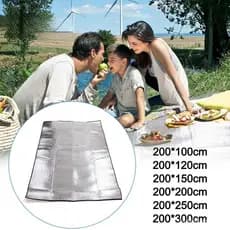 [LETIGO] Tapete De Folha De Espuma De Isolamento , Pegada De Barraca Térmica Refletindo Calor Acampamento , Ultraleve