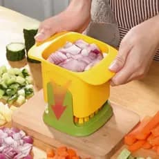 Cortador de Batatas Fritas Manual – Prático, Rápido e Seguro para sua Cozinha