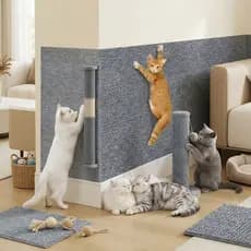 Arranhador Adesivo para Gatos Premium Protetor de Sofá e Cama Box - Carpete de Alta Qualidade