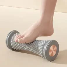 Rolo massageador pés com bola – alívio fáscia plantar, relaxamento muscular