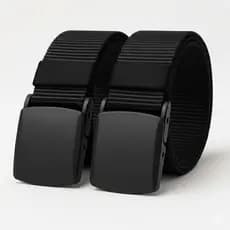 Kit 2 Cintos Táticos Masculinos com Fivela de Liberação Rápida Ajustável Antialérgico em Nylon Militar