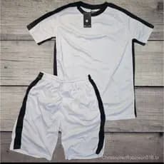 Conjunto de Ginástica Premium DRYFIT Masculino: Shorts + Camisa para Treino e Futebol