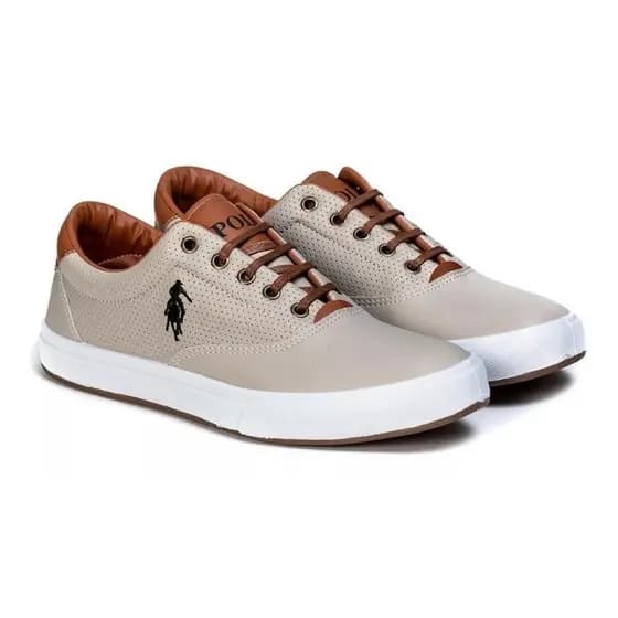Tenis Sapatenis Masculino Da Polo Casual Social Macio Leve Couro Sintético Barato Sapato Social