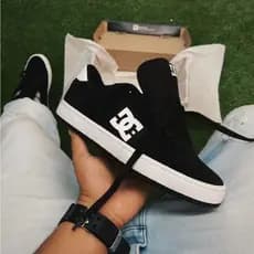 Tênis DC Shoes Anvil TX LA - Preto+Branco
