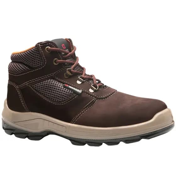 Bota Tênis Segurança Ocupacional EPI Bracol Original Denver Nobuck Bico PVC com CA