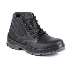 Bota Botina Ocupacional Trabalho Segurança Bracol BAA Original Bico PVC Couro Relax 4045BAAS4400LL