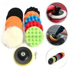 7/8/11 Peças Kit Boina Polimento Automotivo Espuma e Lã 3 Polegadas para Furadeira e Parafusadeira