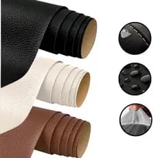50cmx140cm Branco Adesivo Auto-Adesivo de Tecido de Couro Sofá de Reparo de Sofá de Couro