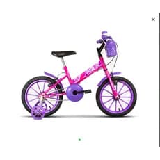 Bicicleta Aro 16 Ultra Bikes Kids Feminina Rosa - Lilás