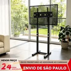 BAIERDI Suporte TV Solo Multiuso 32-65 Polegadas Altura Flexível Estrutura Super Forte