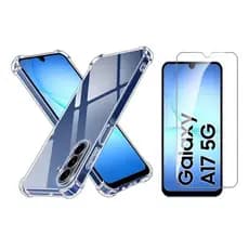 Capinha Transparente Com Película Para Samsung A17