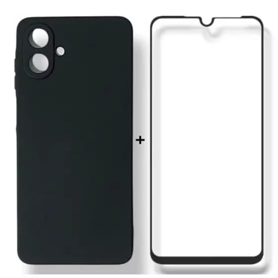 Capa Capinha Aveludada Para Samsung A07 + Película Cerâmica