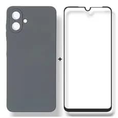 Capinha Aveludada Para Samsung A07 Com Película De Brinde