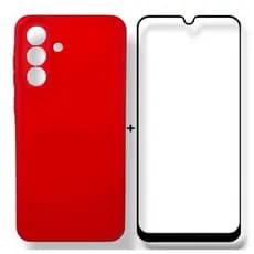 Capinha Aveludada Para Samsung A17 Com Película De Brinde