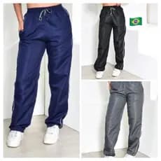 Calça Tactel Feminina Com Bolso Premium