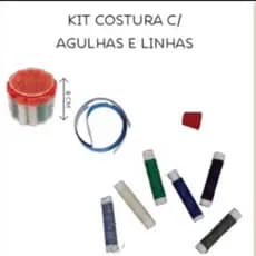 Kit Costura 8cm | Mini Kit com Agulhas e Linhas