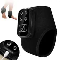 Massajador de Tornozelo Sem Fio 5 Níveis de Massagem e Calor Alívio de Dor Articular 2000mAh