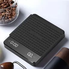 Balança De Café Com Temporizador 3kg/0.1g Recarregável Para Pesagem De Alimentos Digital