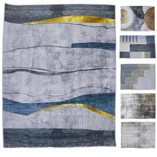 Tapete Premium Retangular 140x100cm Conforto Luxo Facil Limpeza Design Sofisticado