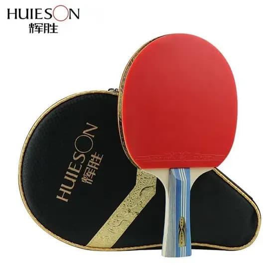 Raquete De Tênis De Mesa Portátil Para Iniciantes Samsung Huisheng Única Dupla Original