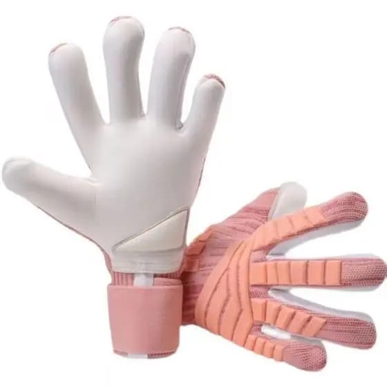 Protetores De Dedo Rosa , Luvas De Goleiro De Estudante , Equipamento Profissional De Futebol Juvenil .