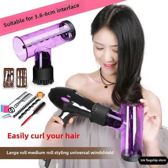 Interface de secador de cabelo de venda quente pára-brisa mágico Curling secador de cabelo Tornado secador de cabelo aut
