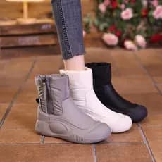 Outono inverno forro de lã espessamento aumentando 4cm botas de neve sapatos de inverno femininos 2026 novo estilo All-M