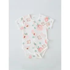 Roupas para recém-nascidos bebê macacão verão bebê de manga curta macacão masculino feminino bebê triângulo macacão 52 t