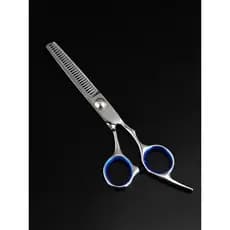 Hexiang tesoura de corte de cabelo doméstico, aço inoxidável, tesoura de dente de flor, tesoura de desbaste, franja