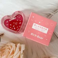Rich Bear Multi-Purpose Blush Highlighter Cheio de Vitalidade Multiuso Water Gloss Creme Blush Brightening Blush Cream