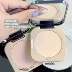 Gaze leve foco macio em pó feminino Natural claro maquiagem Anti-suor não-despertar de longa duração fazer
