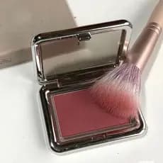 Rosto leve transparente quadrado concha ameixa cinza pó Blush fosco de longa duração ins barato estudante puro desejo Fu