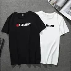 Kit 2 Camisetas Element 100% Algodão de Gola Redonda de Malha Fresca com Envio Imediato
