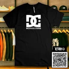 Camiseta Masculina Camisa T-shirt Básica DC Tagline Skate Surf Streetwear Algodão Conforto Qualidade