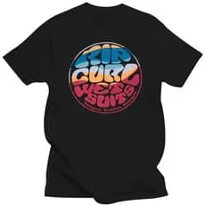 Camiseta Masculina De Verão Rip Curl Impressão Moda Algodão Manga Curta Vintage De Alta Qualidade Oversized O-Pescoço Ro