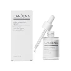 Sérum Redutor de Poros LANBENA Elimine Marcas de Acne Essência Facial para Cuidados com a Pele 15ml