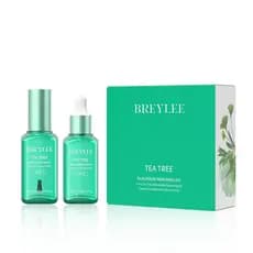 Kit Removedor de Cravos BREYLEE Tea Tree (17ml+17ml), Remove marcas de acne, limpa acne e cravos, cuidados com a pele.