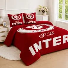 COBREDOM COBERDROM EDREDOM CASAL COM SHERPA 210X240 CM E DUAS FRONHAS GRÊMIO E INTER