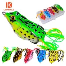 LEMIKKLE- Isca Artificial Sapinho Sapo Frog Rã Anti Enrosco Sapito 12g 5pcs