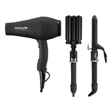 Kit 3 Babyliss Pro Porcelain Ceramic Secador Waver Enrolador