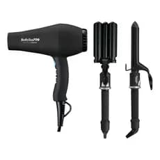 Pinça De Cerâmica De Porcelana Bbs Babyliss, Cor De Ferro Para Waffles, Cor Preta Preto