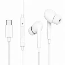 Fone com fio USB-C In-Ear, Microfone Integrado para Celulares Tablets e Notebooks